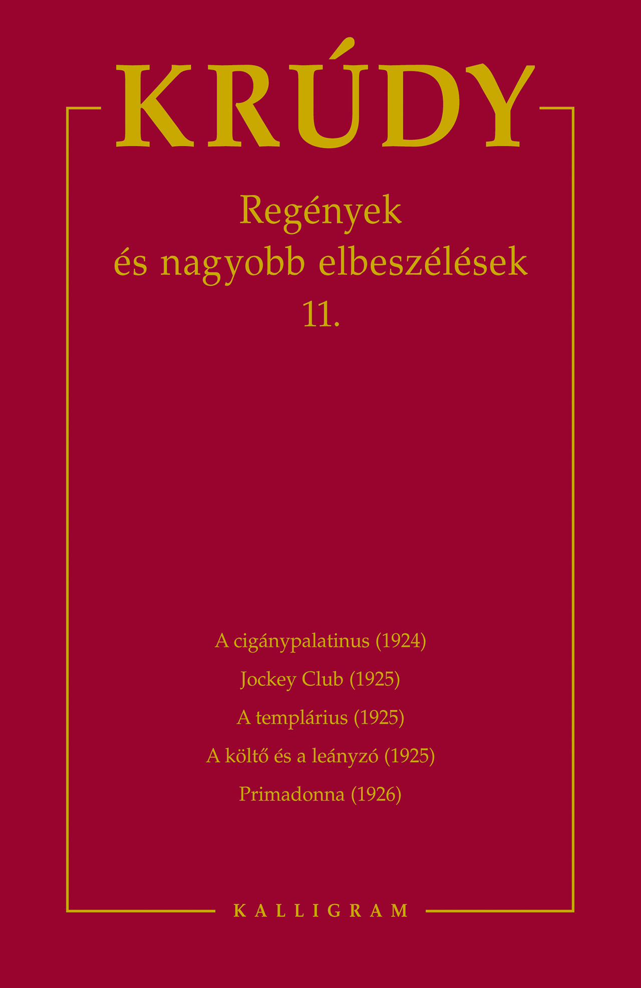 Krúdy Gyula összegyűjtött 19.