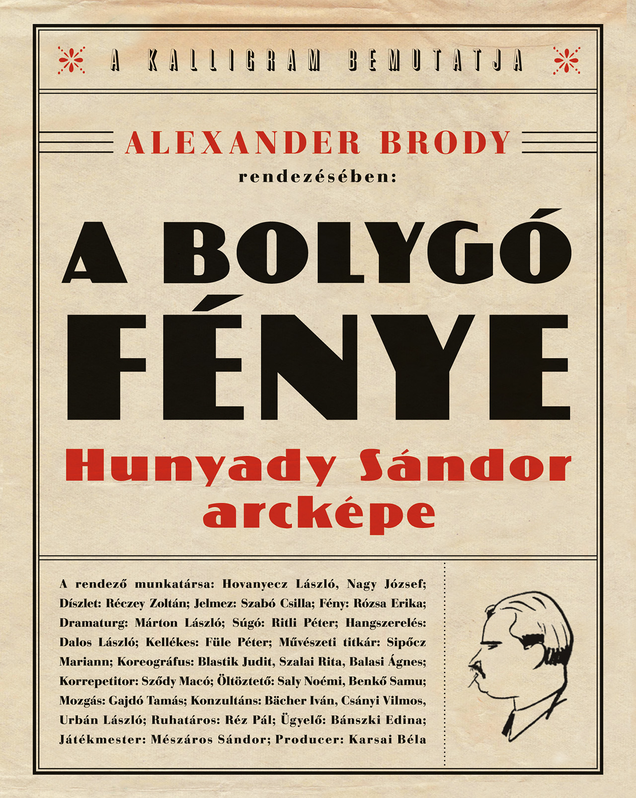 A bolygó fénye – Hunyady Sándor arcképe