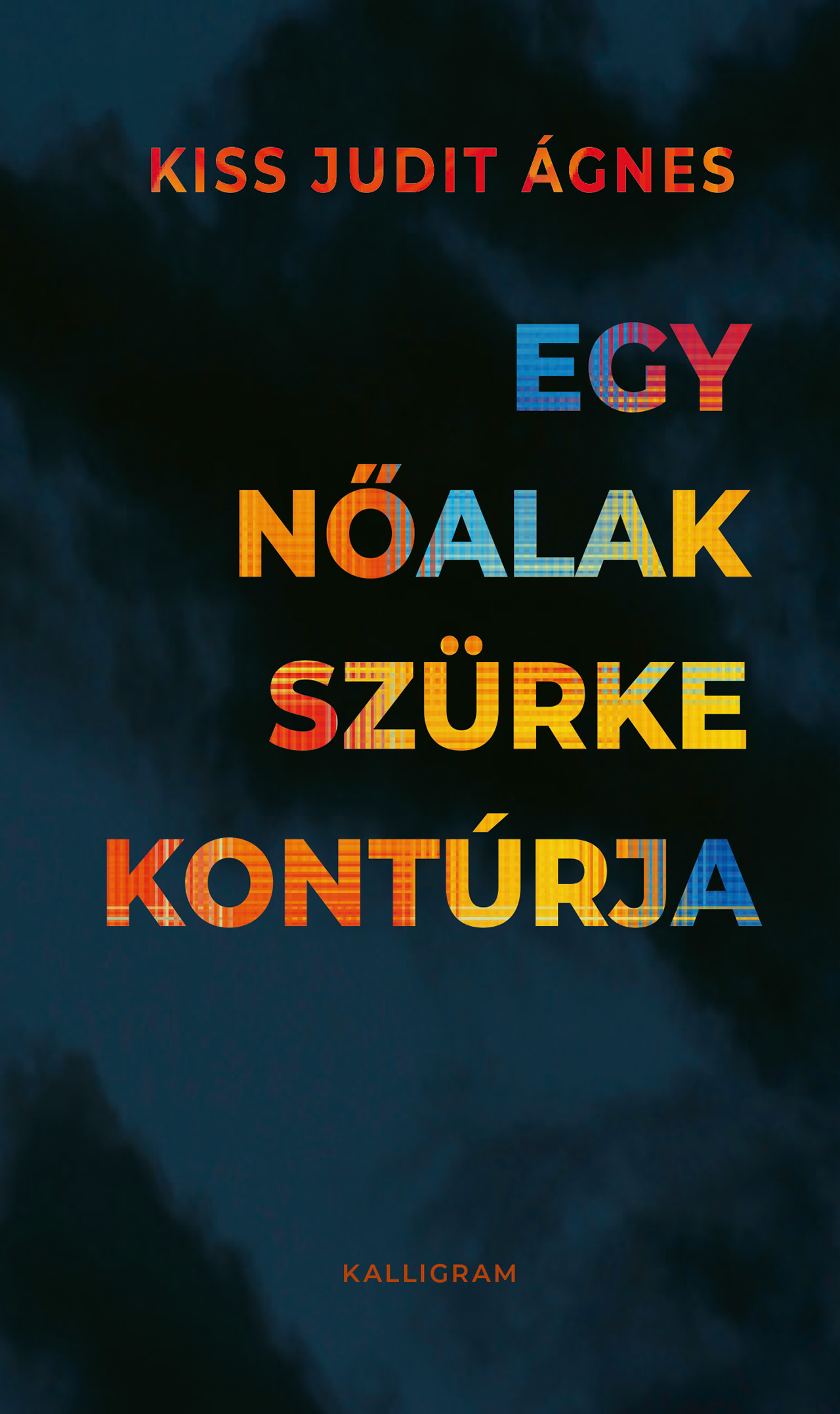 Egy  nőalak szürke kontúrja