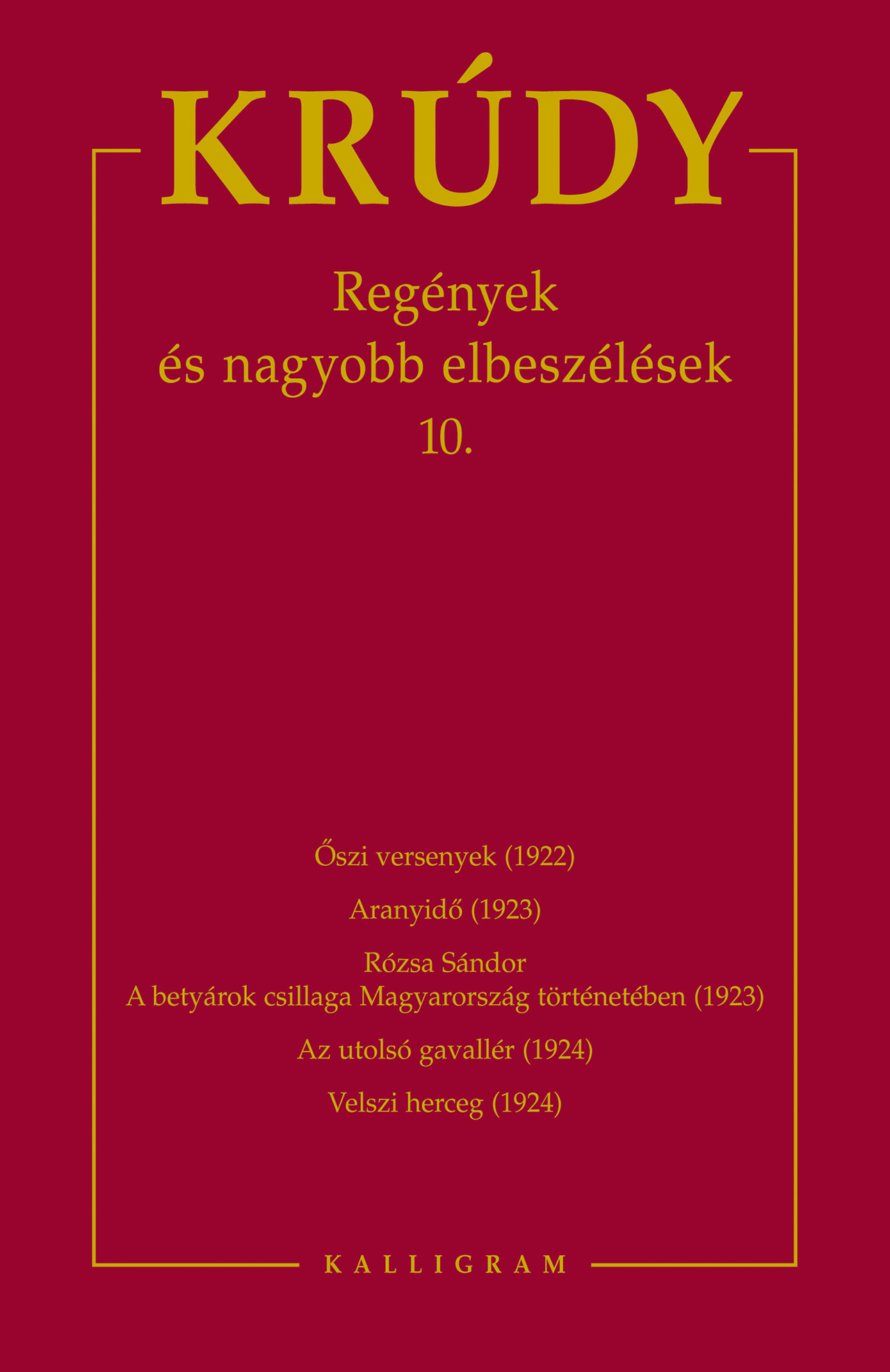 Krúdy Gyula összegyűjtött 17.